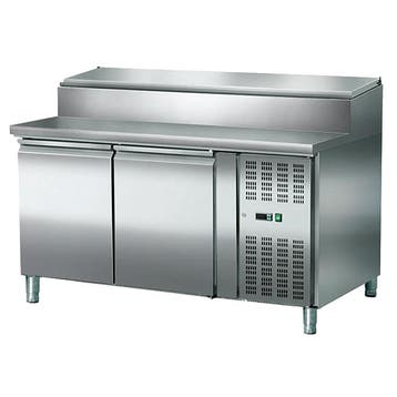 Saladette - 2 deuren | 1510 x 800 mm | 7 x GN1/3 | +2° tot +, Verzenden