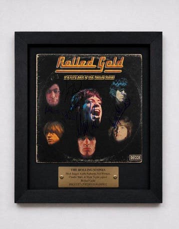 De Rolling Stones - “ROLLED GOLD” Signed by Five Band, Cd's en Dvd's, Nieuw in verpakking