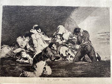 Francisco De Goya (1746-1828), after - No se puede mirar -