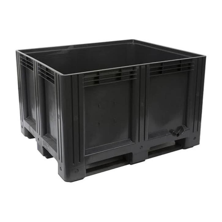 Palletbox kunststof 120x100x76cm gesloten 3-sledes nieuw, Articles professionnels, Aménagement de Bureau & Magasin | Entrepôt, Rayonnage & Stockage