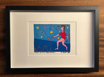 James Rizzi (1950-2011) - Fun with the rope, 1994