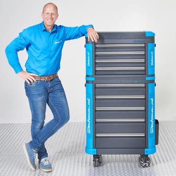 Datona Verrijdbare gereedschapswagen met gereedschapskist L, Doe-het-zelf en Bouw, Ophalen of Verzenden, Nieuw