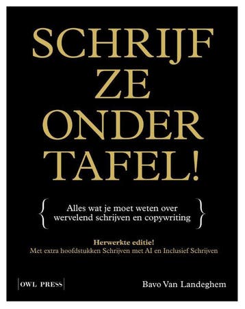 Schrijf Ze Onder Tafel! | Bavo Landeghem | Nieuw, Verzenden, Bavo Landeghem