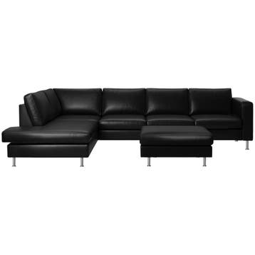BoConcept Hoekzetel Indivi - Outlet, Gebruikt, Verzenden, Leer, 150 cm of meer