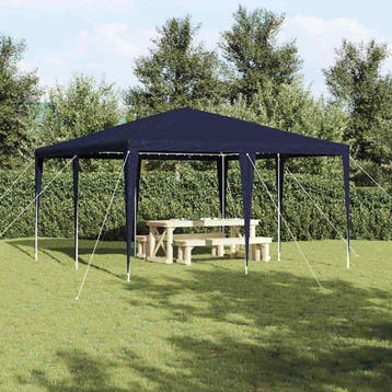 vidaXL Partytent Blauw 400 x 400 x 266 cm Polyethyleen en, Verzenden