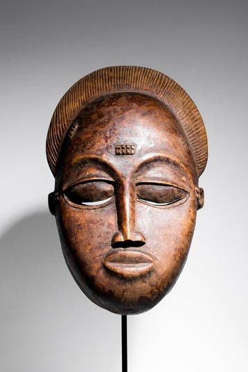 Mblo-effigie masker - Baule - Ivoorkust (Zonder