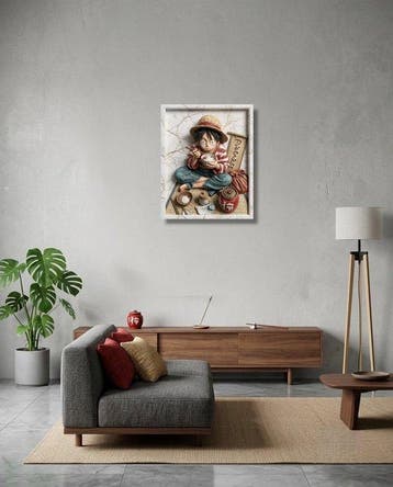 Makayhos - [Canvas] Straw Hat Feast – Kintsugi Scroll, Nieuw