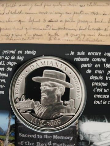 België. 20 Euro 2009 Pater Damian Proof (Zonder, Postzegels en Munten
