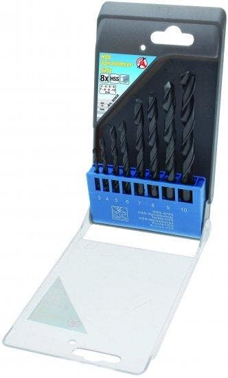 8-delige HSS Drill Set, 3-10 mm, Verzenden, Nieuw