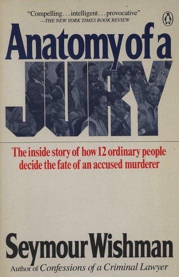 Anatomy of a Jury 9780140098518 Seymour Wishman, Verzenden, Seymour Wishman