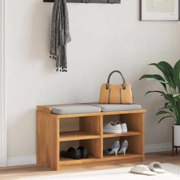 vidaXL Gangbankje SANDNES 87x40x50 cm massief grenenhout, Verzenden, Nieuw