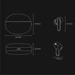 W1 Draadloze Oortjes - HiFi Oordopjes TWS Koptelefoon, Verzenden, Nieuw