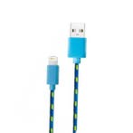 iPhone/iPad/iPod Lightning USB Oplaadkabel Gevlochten Nylon, Verzenden, Nieuw