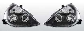 Carnamics Koplampen | Ford Ka 97-08 3-d | Angel Eyes zwart, Auto-onderdelen, Verlichting, Verzenden, Nieuw