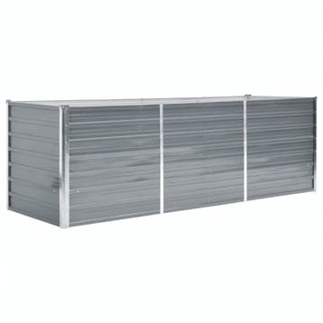 Plantenbak 240cm grijs | Tweede kansje | OP = OP, 100 cm of meer, Verzenden, Zo goed als nieuw, Metaal