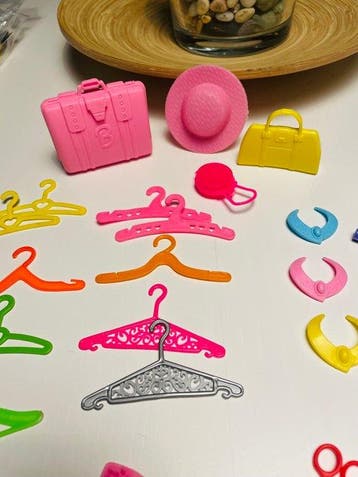 Mattel - Barbiepop Accessori vintage Barbie collane cappelli