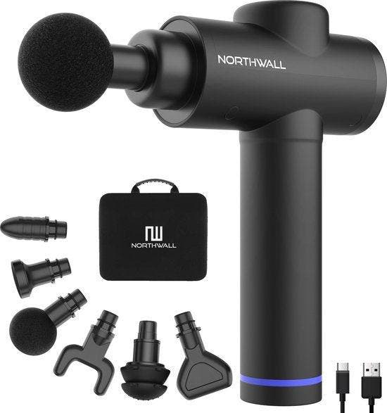 2dekans | Northwall Massage Gun Professioneel Prime -, Sport en Fitness, Massageproducten, Ophalen of Verzenden