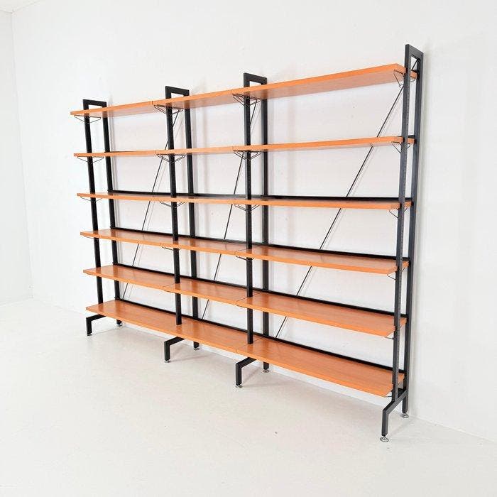 Stellingkast - Hout, Metaal, Antiquités & Art, Art | Objets design