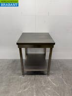 Table de travail en acier inoxydable avec étagère 70 x 70 x, Verzenden