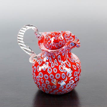 Vintage Murano Millefiori Glas - Vaas - Muranoglas