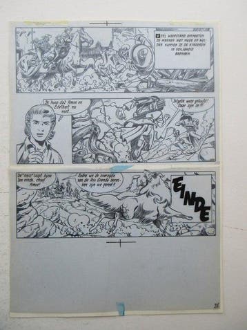 Bessy 11 - Amos Raid + originele pagina (p.28) - 1 Album -, Nieuw