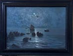 Artista Italiano (XIX-XX) - Marina, Antiquités & Art, Art | Peinture | Classique
