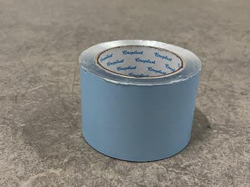 Veiling - 6x Coroplast aluminium tape - folie (75mm × 50m), Nieuw