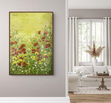 Irina Morisch - wild forest Nr.32- XXL abstract floral