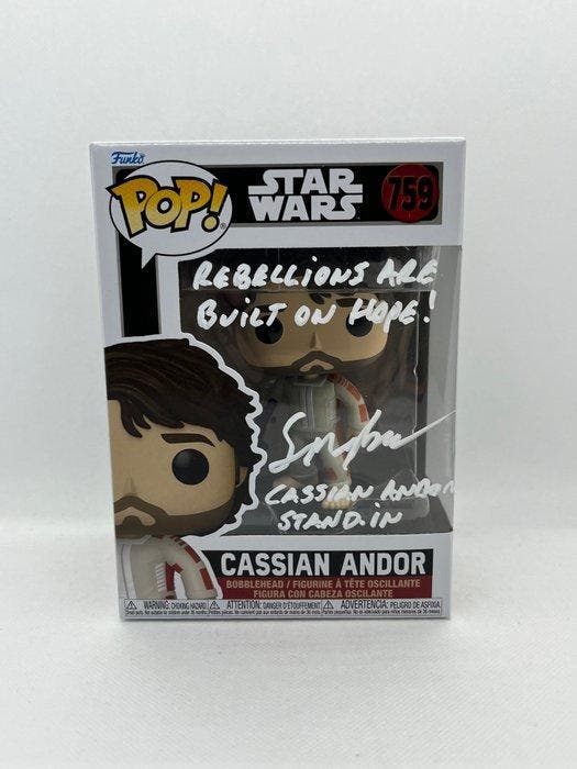 Star Wars: Andor - Signed by Stephen Morphew (Cassian Andor, Collections, Cinéma & Télévision