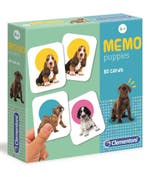 Clementoni Bordspel Memo Puppies - 80 kaarten, Verzenden, Nieuw