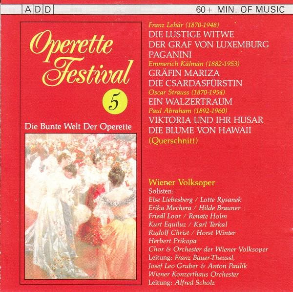 Various - Die Bunte Welt Der Operette; Querschnitt Von Wiene, Cd's en Dvd's, Cd's | Pop, Gebruikt, Verzenden