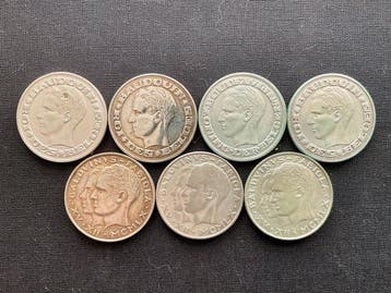 Belgique. Baudouin I. 50 Francs België – 7 × 50 frank 1958