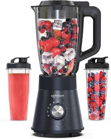 2dekans | Safecourt Kitchen Power blender - 5 automatische, Ophalen of Verzenden