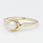 Ring - 14 karaat Geel goud - Parel, Nieuw