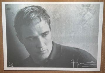 Bert Stern (1929–2013) - Bert Stern signed Famous Marlon