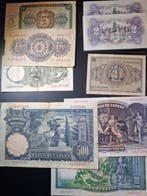 Spanje. - 9 banknotes - various dates (Zonder minimumprijs)