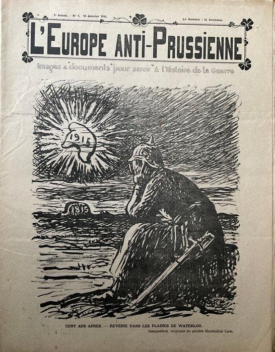 Will Dyson, Louis Raemaekers, Pierre Chatillon, Rata Langa,, Antiek en Kunst, Antiek | Boeken en Manuscripten