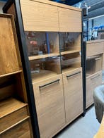 Serval vitrine/bergkast, blonde oak, Huis en Inrichting, Nieuw, Glas