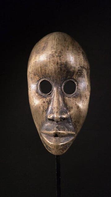 Bronzen masker - Dan - Ivoorkust (Zonder minimumprijs)