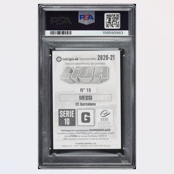 2020/21 Panini Este Spanish Liga Serie 10 Auto Lionel Messi