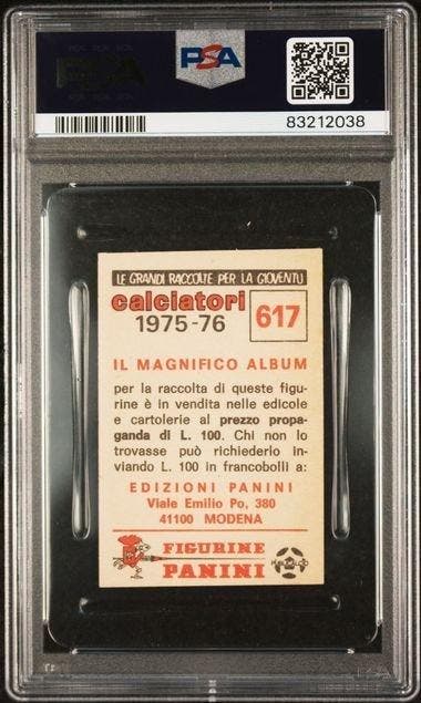 Panini 1975-76 Panini Calciatori #617 Johan Cruyff - PSA 6 -, Collections, Autocollants