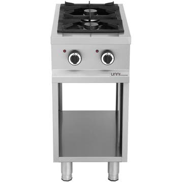 Fornuis | Gas | 2 Branders (2x 6.5kW) | Waakvlam | Open, Verzenden, Nieuw in verpakking