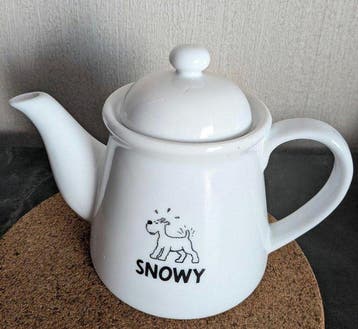Tintin - 1 theepot - Chiba Bank - 1988, Nieuw