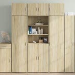 vidaXL Opbergkast 70x42,5x225 cm bewerkt hout sonoma, Verzenden, Nieuw