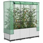 vidaXL Plantenbak verhoogd met kashoes 120x40x138 cm, Verzenden