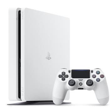 Playstation 4 Slim 500GB Glacier White + V2 Controller, Ophalen of Verzenden