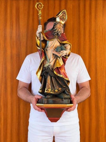sculptuur, Heiliger Urban – 72 cm – Oberammergauer