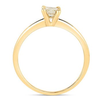 Ring - 14 karaat Geel goud - 0.50ct. tw. Diamant