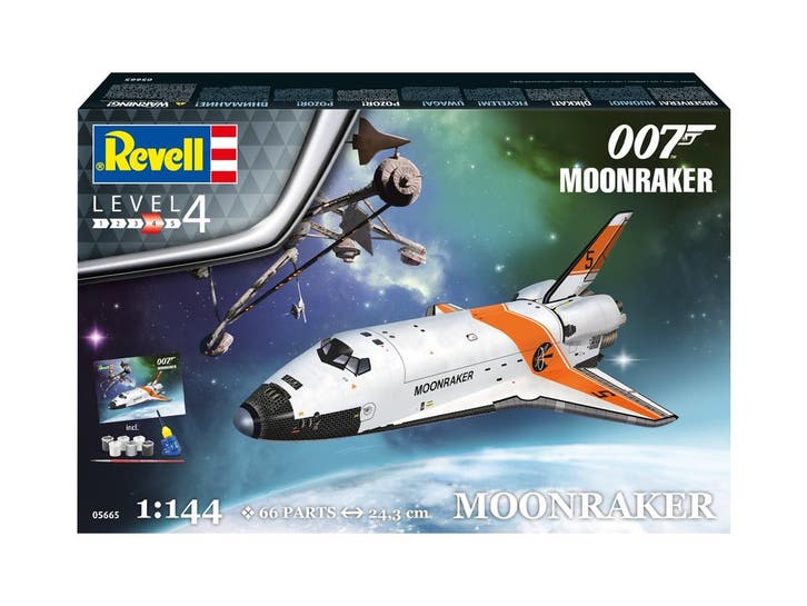 James Bond Model Kit 1/144 Space Shuttle (Moonraker), Verzamelen, Film en Tv, Nieuw, Ophalen of Verzenden