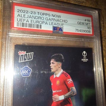 2022/23 Topps Topps Now Alejandro Garnacho 18 Graded card -, Collections